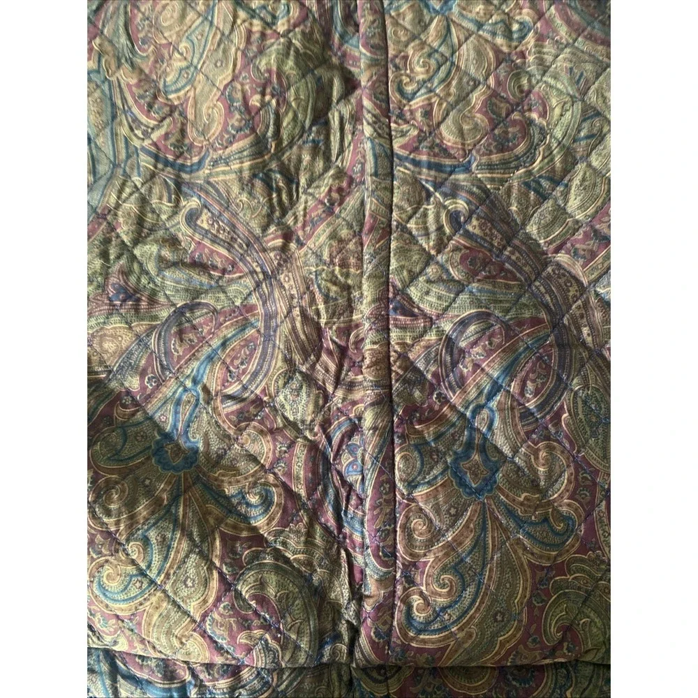 American Living LICHFIELD Ralph Lauren Standard Shams Quilted Paisley